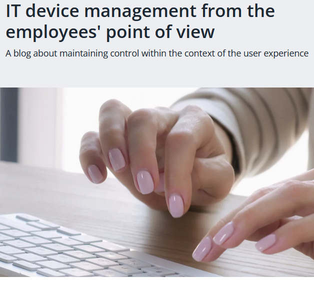 IT device management from the employees' point of view